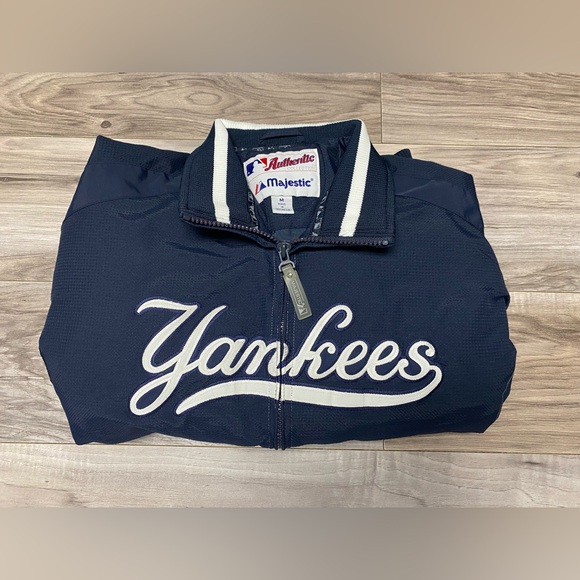Majestic Other - Authentic New York Yankees Majestic Zip Up Lined Jacket Youth Size Medium Unisex